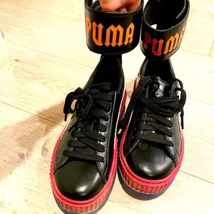 FENTY sneakers/creepers size 7.  With ankle strap